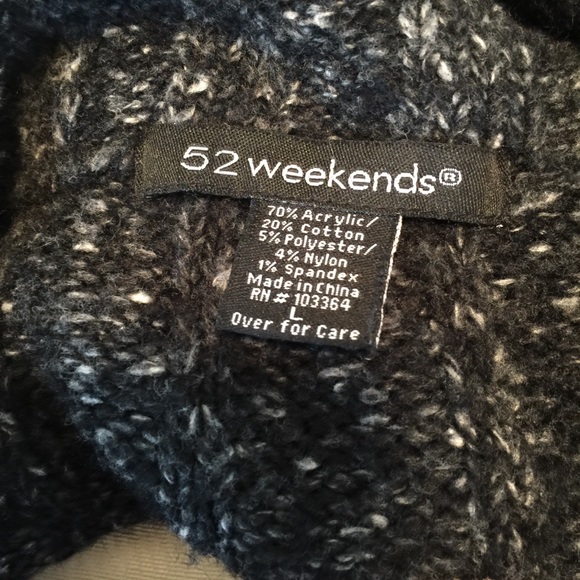 💥 52 Weekends Front Zip Cardigan Size L - Picture 5 of 6